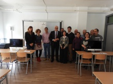 Inauguración del aula de nuevas tecnologías del IES Azuer