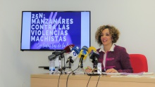 Beatriz Labián presenta las actividades contra la violencia machista