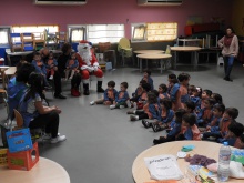 Papá Noel llega al CAI de Manzanares