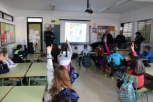 Charla de Seguridad Vial en el colegio Tierno Galván