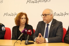 La subdelegada del Gobierno Maria de los Ángeles Herreros visita Manzanares