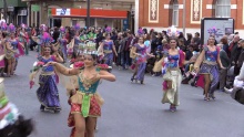 Las Musas durante el desfile