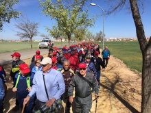 Ruta senderista de mayores por Manzanares