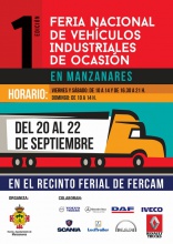 Cartel de la I Feria Nacional de Vehículos Industriales de Ocasión