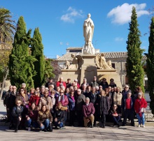 Uno de los grupos participantes en el viaje