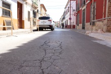 Obras en las calles Misericordia y Lope de Vega