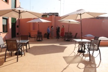 Culminan las obras de remodelación de la terraza de la BPM Lope de Vega