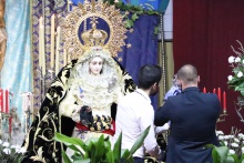 Retirada del luto oficial de la Santísima Virgen de los Dolores