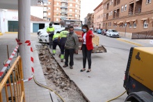 Actuación en la calle Alfonso Mellado