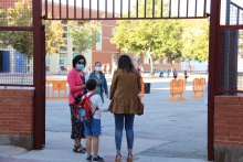 Entrada al colegio Altagracia