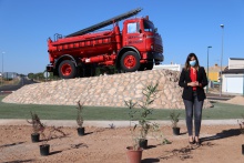 Restaurado el camión de bomberos que se integra en el nuevo concepto de avenida de la circunvalación