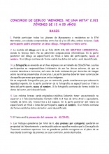 Bases del concurso 'Menores ni una gota'