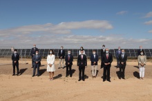 Inauguración del complejo fotovoltaico Kappa (Repsol) en Manzanares