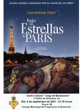 Cartel de la proyección de 'Bajo las estrellas de París'