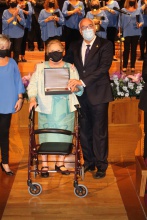 Reconocimiento a Teresa Ruiz. Foto: Alberto Torrijos