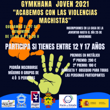 Cartel de la ghymkana joven 2021