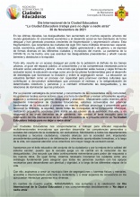 Manifiesto de la jornada