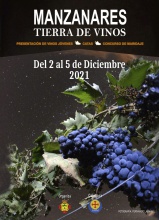 Cartel de 'Manzanares, Tierra de Vinos 2021'