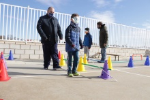 Circuito de sensibilización sobre discapacidad física y sensorial en el colegio Divina Pastora