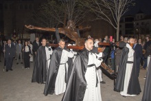 Cristo de Herrera portado por internos de Herrera de La Mancha. Foto: Carlos Caba