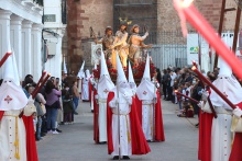 Hermandad del Cristo de la Columna el Jueves Santo - Foto: José A. Romero