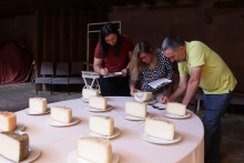 Cata del jurado del 32 concurso regional de calidad de quesos manchegos