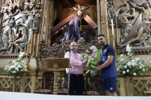 Ofrenda floral y recepción en el Ayuntamiento al Manzanares FS (fin de temporada 2021-22) 