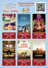 Programación del cine de verano (julio 2022) 