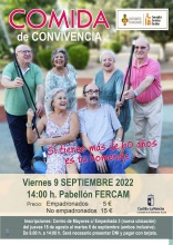 Cartel de la comida de convivencia 2022