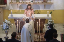 Presentación imagen Cristo de la Salud Despojado de sus Vestiduras