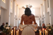 Presentación imagen Cristo de la Salud Despojado de sus Vestiduras