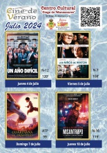 Cartelera del cine de verano (julio 2024) 