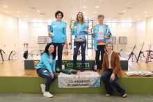 La concejala de Deportes realizó la entrega de trofeos