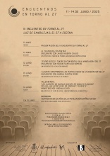 Cartel de los III 'Encuentros en torno al 27'