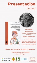 Presentación libro ‘Canciones de colores para niños ciegos’