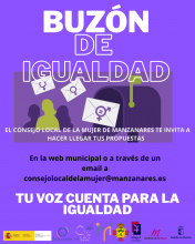 Cartel Buzón de Igualdad