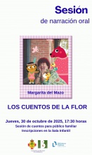 Sesión de narración oral con Margarita del Mazo