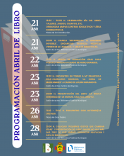 Cartel del Día de Libro 2026 en Manzanares