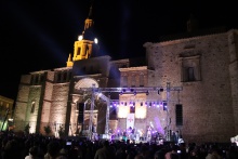 Celtas Cortos en su concierto de 2022 en la plaza de Manzanares