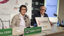 José Manuel Caballero y Julián Nieva en la emisión nacional de Onda Cero desde Manzanares José Manuel Caballero y Julián Nieva en la emisión nacional de Onda Cero desde Manzanares