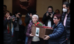Entrega de restos a familiares de represaliados del franquismo en el CC Ciega de Manzanares
