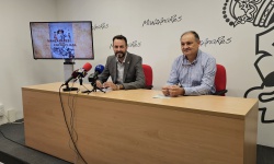 Jesús Romero y Rafael García durante la presentación de los actos
