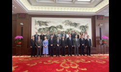Recepción a la delegación española en el Ayuntamiento de Pekín
