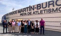 Inauguración nuevo nombre pista de atletismo Sonia Molina-Prados Martín-Buro