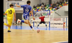 Javi Bule en partido con la Selección Española Sub 19 ante el Manzanares FS