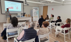 Sergio García durante su ponencia en las III Jornadas sobre Ictus