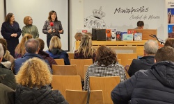 Gemma de a Fuente durante el acto de entrega de premios