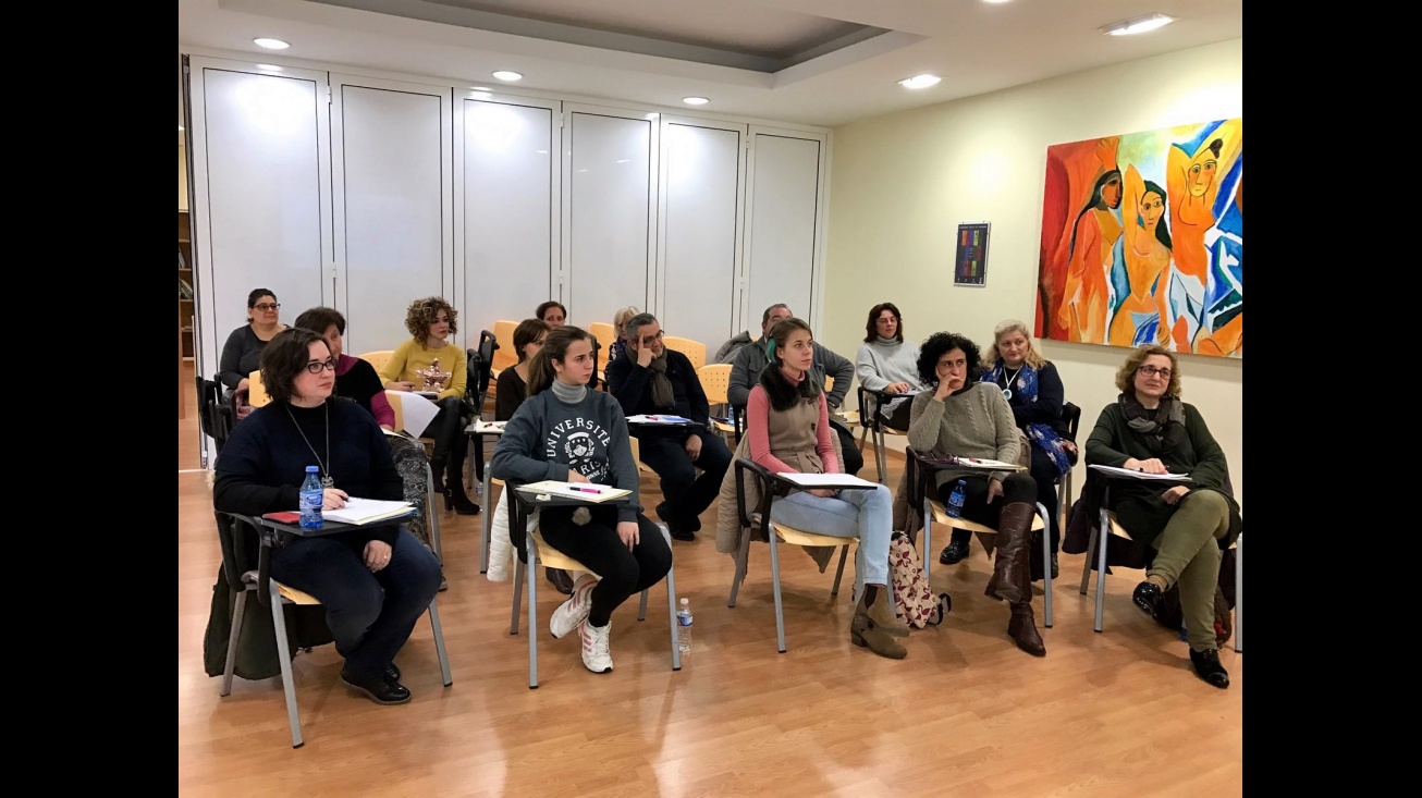 Asistentes al taller de empoderamiento, liderazgo y género