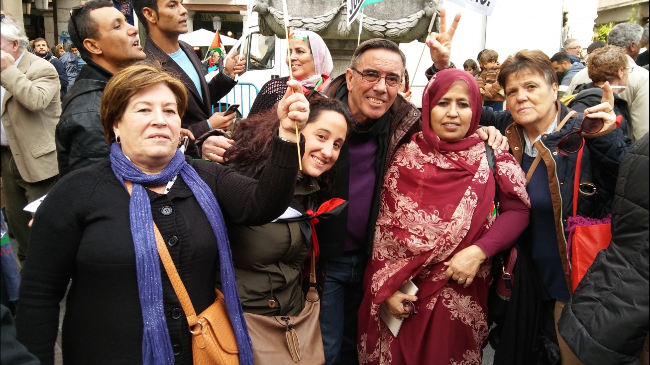 Juan Manuel del Rey en su visita a Argel