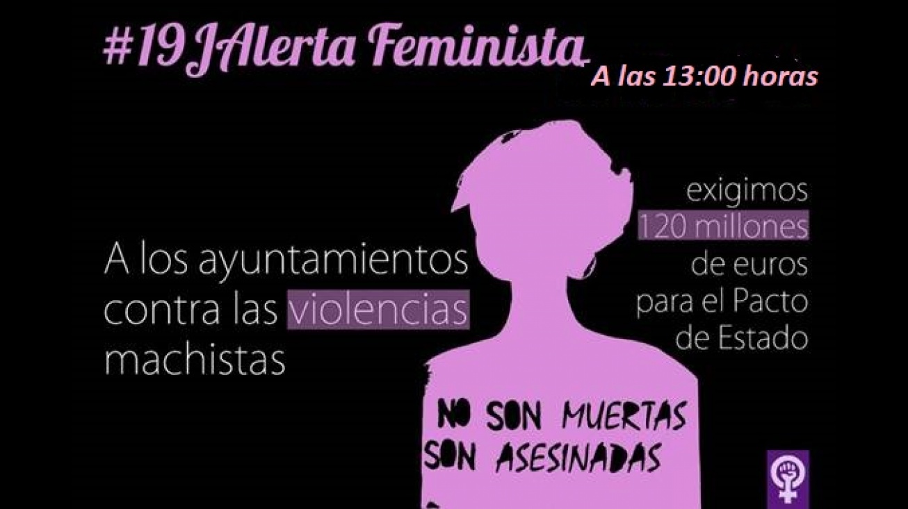 Concentración lunes 19 de junio a las 13:00 en la Plaza de la Constitución